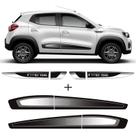 Kit Faixa Lateral Kwid Intense 2018/2020 + Emblema Resinado