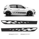 Kit Faixa Lateral Sandero Sport 2016/2017 + Adesivos Renault Kit Faixa Lateral Sandero Sport 2016/2017 + Adesivos Renault