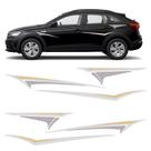 Kit Faixa Lateral Suv Flechas Adesivo Universal Cinza