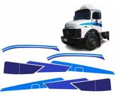 Kit Faixa Mercedes Mb 1113 1114 Adesivo Lateral Teto Azul Kit Faixa Mercedes Mb 1113 1114 Adesivo Lateral Teto Azul