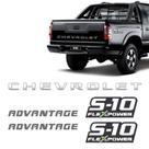 Kit Faixa Prata S10 Chevrolet Advantage 09/11 + Flex Power
