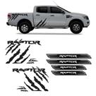 Kit Faixa Preto Ranger Raptor + Soleira Da Porta 2013/2019
