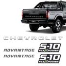 Kit Faixa S10 Chevrolet Advantage 09/11 + Flex Power Verde