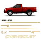 Kit Faixa S10 Rodeio 2001 Adesivo Chevrolet + Emblemas