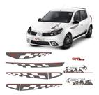 Kit Faixa Sandero Gt Line 2011 Adesivo Lateral Traseiro Capô