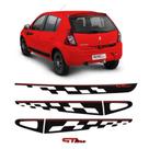 Kit Faixa Sandero Gt Line 2013 Adesivo Lateral Traseiro