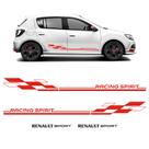 Kit Faixa Sandero/logan Racing Spirit Adesivo Renault Sport