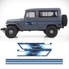 Kit Faixa Toyota Bandeirante 4x4 Adesivo Lateral Completo Kit Faixa Toyota Bandeirante 4x4 Adesivo Lateral Completo