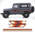 Kit Faixa Toyota Bandeirante 4x4 Adesivo Lateral Completo V