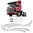 Kit Faixas Adesivas Scania Silver Line 2006 Completo