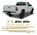 Kit Faixas Adesivo Chevrolet S10 Rodeio 2001 Emblemas