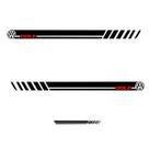 Kit Faixas Adesivo Lateral E Traseira - Lancer 13 14 2015
