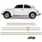 Kit Faixas/adesivos Fusca Itamar - Modelo Original Dourado Kit Faixas/adesivos Fusca Itamar - Modelo Original Dourado