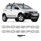 Kit Faixas Crossfox 2006 07 Adesivo Lateral Preto Volkswagen