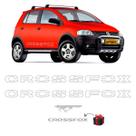 Kit Faixas Crossfox 2006/2007 Adesivo Lateral Cinza Volkswagen