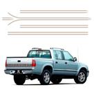 Kit Faixas S10 Executive 2003/08 Chevrolet Adesivo Champanhe