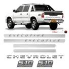 Kit Faixas S10 Prata Executive Chevrolet Flex Power Verde