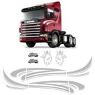 Kit Faixas Scania 2006 Silver Line Adesivo Caminhão Completo