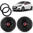 Kit Falante Foxer Peugeot 208 Tras 5 Pol 120W +Radio KF.347R