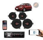 Kit Falante Foxer Toyota Todos 6 Pol 240W + Radio - KF.140R
