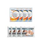 Kit Família 8pçs 4 Travesseiros Macios e 4 Capas Protetoras