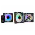 KIT FAN Infinity Nazca 120mm ARGB com Controle Remoto 3 Unidades K-MEX KIT FAN Infinity Nazca 120mm ARGB com Controle Remoto 3 Unidades K-MEX