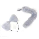 Kit Fantasia Adulto Fox Tiara e Plug