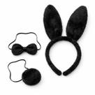 Kit Fantasia Coelho Infantil Orelha + Gravata + Rabinho Kit Fantasia Coelho Infantil Orelha + Gravata + Rabinho