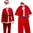 Kit Fantasia de Papai Noel 5 Peças Conjunto Completo Roupa Natalina Kit Fantasia de Papai Noel 5 Peças Conjunto Completo Roupa Natalina