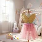 Kit Fantasia Infantil Acessórios Festa Borboleta Fada