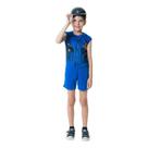 Kit Fantasia Infantil Policial Tamanho GG de 12 a 14 Anos