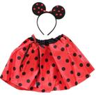 Kit Fantasia Minnie Infantil P/ Festa E carnaval 54x33cm