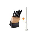 Kit - Faqueiro Plenus 6 Peças + 1 Chaira Estriada 10 Pol Profissional - Tramontina Kit - Faqueiro Plenus 6 Peças + 1 Chaira Estriada 10 Pol Profissional - Tramontina