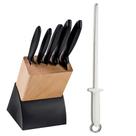 KIT - Faqueiro Plenus 6 Peças + 1 Chaira Estriada 10 Pol Profissional - Tramontina KIT - Faqueiro Plenus 6 Peças + 1 Chaira Estriada 10 Pol Profissional - Tramontina