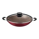 KIT - Faqueiro Premium 3 Peças + 1 Panela WOK 28cm Vermelha - Tramontina