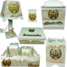 Kit farmacinha Higiene bebê Mdf 8 pçs - REALEZA DE COROA