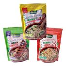 Kit Farofa Bom Gosto Tradicional, Picante e Costelinha Defumada 3 pacotes de 300g