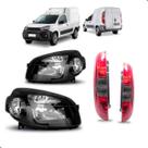 Kit farois e lanternas para fiorino 2009 a 2021 fumê sport Kit farois e lanternas para fiorino 2009 a 2021 fumê sport