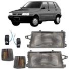 Kit Farol Acrilico + Pisca Fume + Soquete Uno Fiorino 91 Á 03