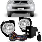 Kit farol auxiiliar Milha Hilux Srv Sr 2009 a 2011 Bmo shock