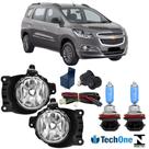 Kit farol auxiliar chevrolet spin 2013 a 2016 e super branca Kit farol auxiliar chevrolet spin 2013 a 2016 e super branca
