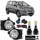 Kit Farol Auxiliar CHEVROLET SPIN 2013 ate 2016 e Super Led