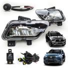 Kit Farol Auxiliar de Milha Botao Touch Fiat Pulse 2021 2022 2023