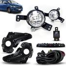 Kit Farol Auxiliar de Milha Com Grade Onix 2020 2021 2022 2023