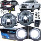 Kit farol auxiliar de milha neblina mitsubishi l200 triton sport 2018 até 2020 botão modelo original Kit farol auxiliar de milha neblina mitsubishi l200 triton sport 2018 até 2020 botão modelo original