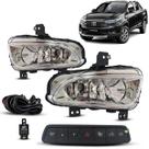 Kit Farol Auxiliar de Milha Strada 2020 2021 2022 2023