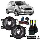 KIT Farol Auxiliar Ford Ka 2011 a 2018 Super Led
