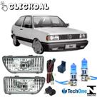 Kit farol auxiliar gol 87 88 89 90 91 92 93 94 super branca