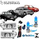KIT FAROL AUXILIAR GOL 95 ate 99 PAR/SAV/VOY Gol Especial 00 01 02 + Lampadas Super Branca