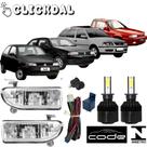 KIT FAROL AUXILIAR GOL 95 ate 99 PAR/SAV/VOY Gol Especial 00 01 02 + LED